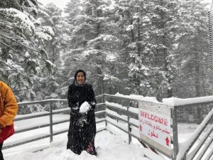 liburan bermain salju ke gunung uludag bursa turki